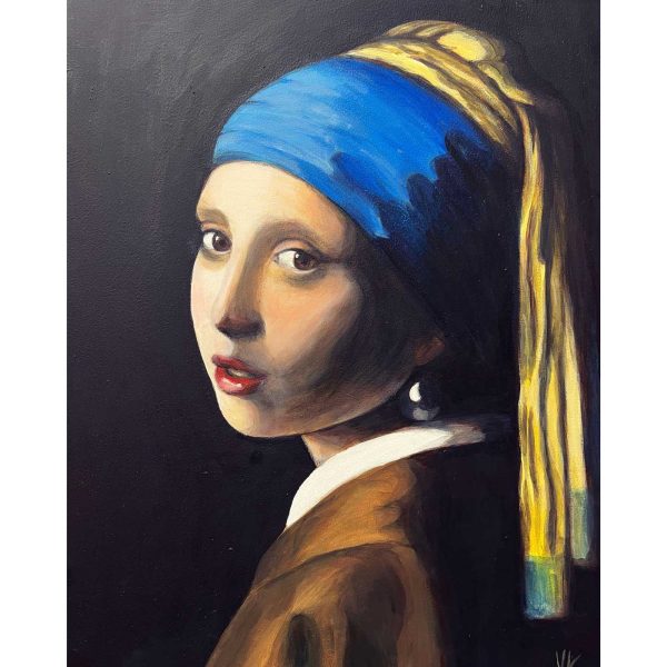 dívka s perlou obraz